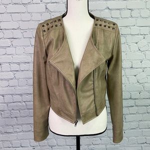 Jack Faux Leather Jacket Size Medium